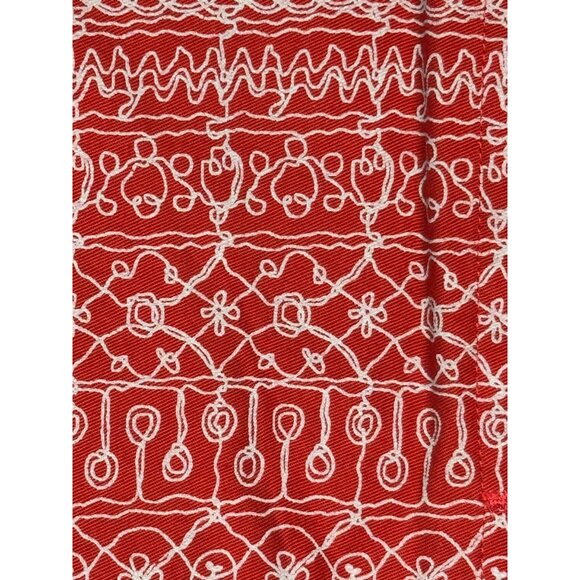 Liz Claiborne First Issue Jacket Women's XL Red Geometric Patterned Jacket - Picture 3 of 16